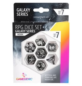 Gamegenic Galaxy Series: Moon - Gamegenic RPG Dice Set