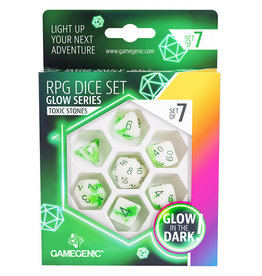 Gamegenic Gamegenic RPG Dice Set - Toxic Stones - Glow Series