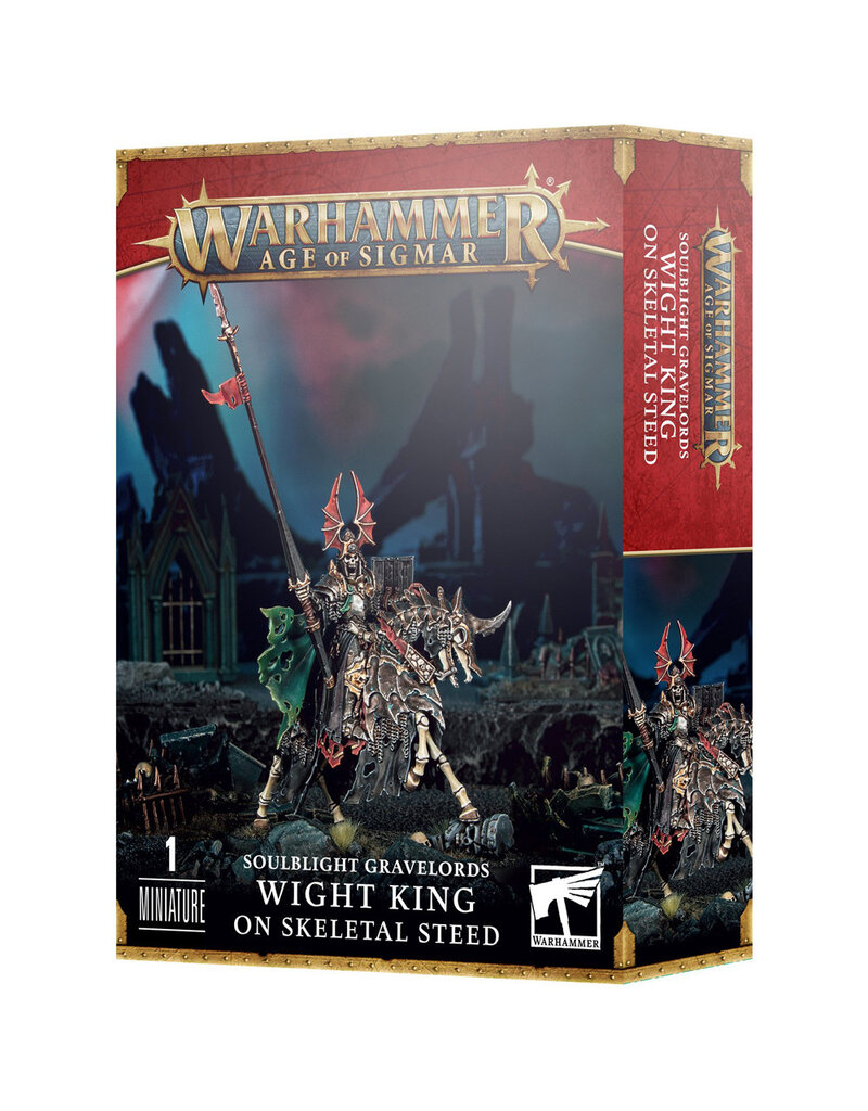 Games Workshop Wight King on Skeletal Steed - Warhammer AOS: Soulblight Gravelords