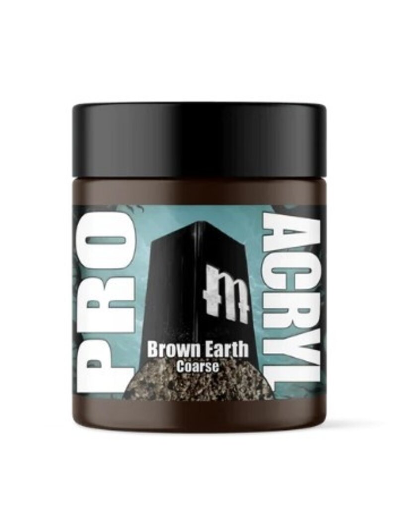 Monument Hobbies Pro Acryl Basing Texture - Brown Earth - Coarse 120ml