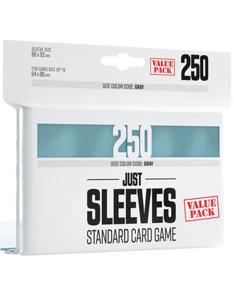 Gamegenic Just Sleeves - Standard Card Game Value Pack Clear (250)