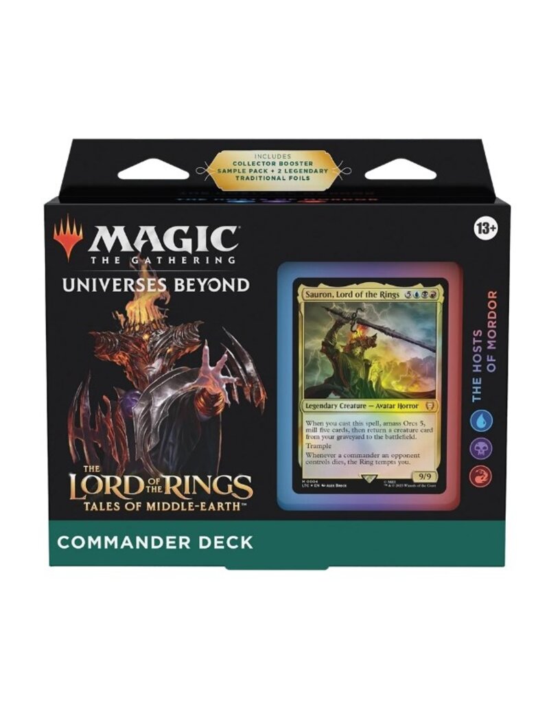 Wizards of the Coast MTG Lord of the Rings Tales of Middle Earth - The Hosts of Mordor Commander Deck