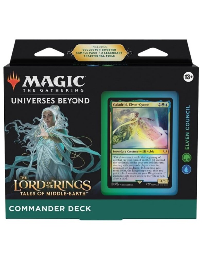 Wizards of the Coast MTG Lord of the Rings Tales of Middle Earth - Elven Council Commander Deck
