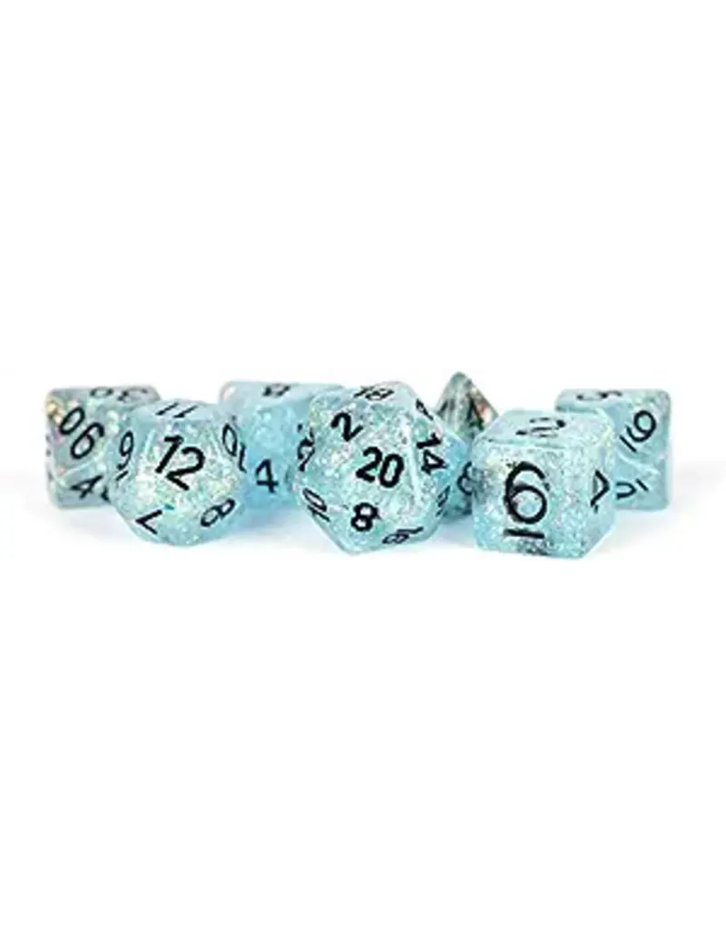Metallic Dice Games Metallic Dice Games 7-Set Flash Dice - Blue