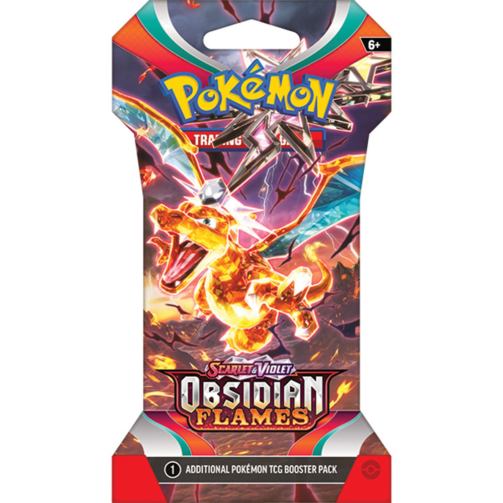 Pokemon TCG: Scarlet & Violet Obsidian Flames SLEEVED Booster Pack