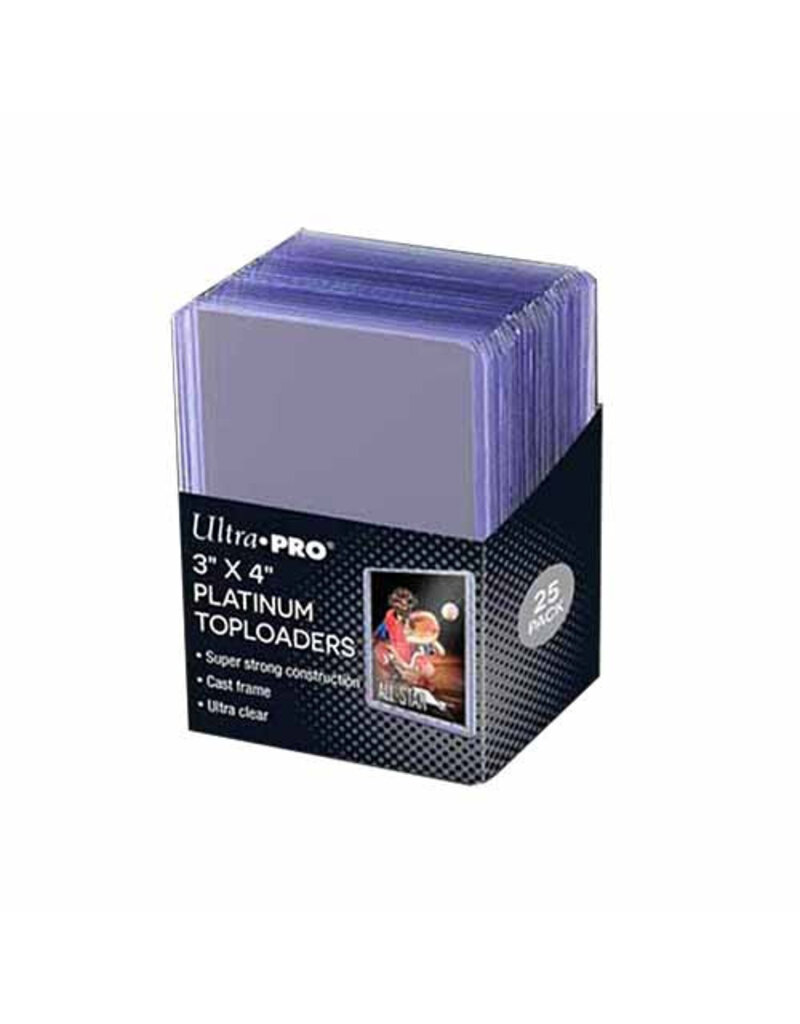 Ultra Pro Ultra Pro 3 x 4 Platinum Toploaders (25)