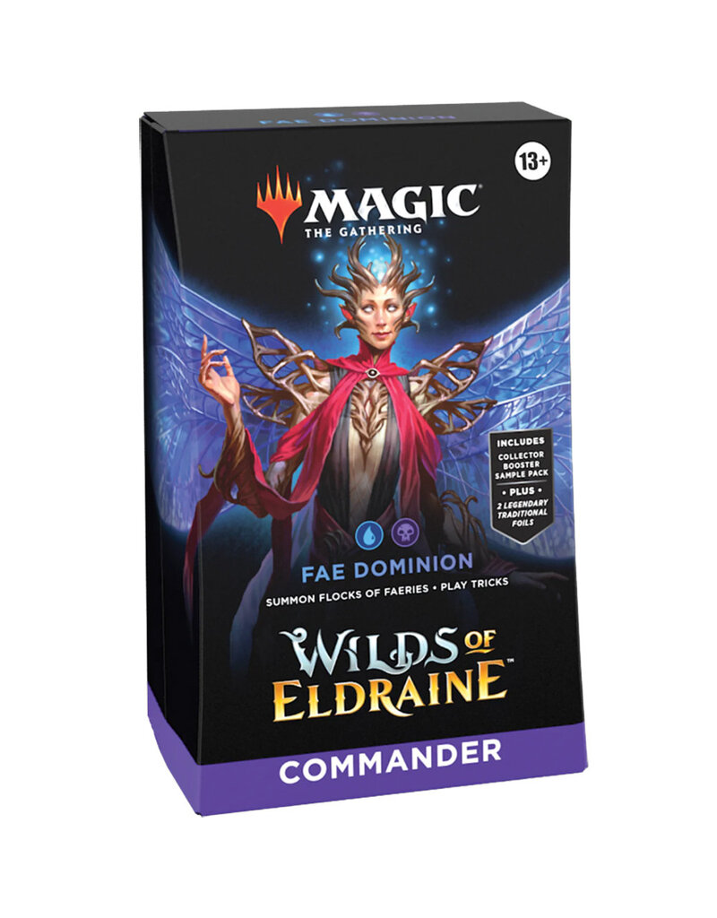 Wizards of the Coast MTG Wilds of Eldraine Fae Dominion Commander Deck