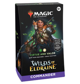 Wizards of the Coast MTG Wilds of Eldraine Virtue and Valor Commander Deck