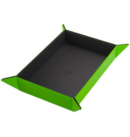 Gamegenic Magnetic Dice Tray Rectangular Black/Green