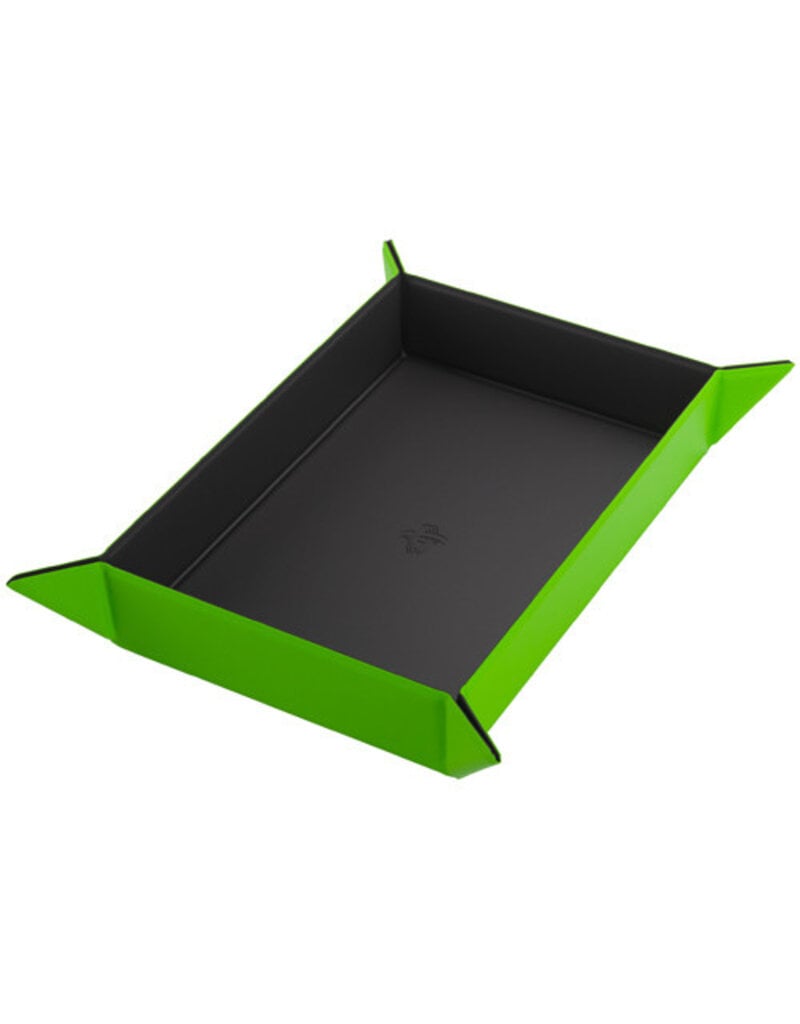 Gamegenic Magnetic Dice Tray Rectangular Black/Green