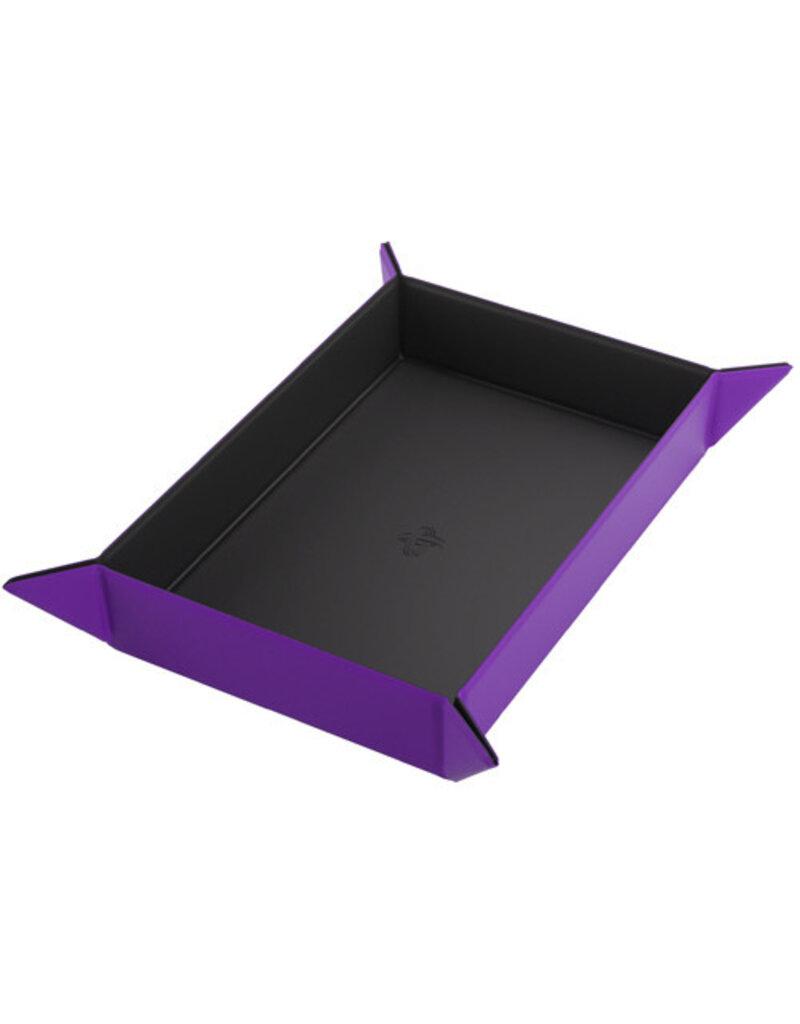 Gamegenic Magnetic Dice Tray Rectangular Black/Purple