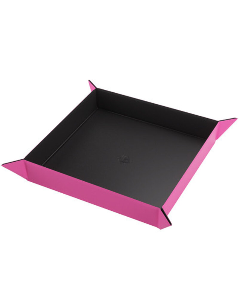 Gamegenic Magnetic Dice Square Tray Black/Pink