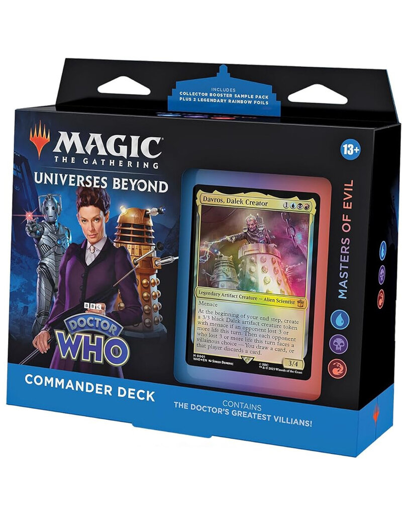 Wizards of the Coast Masters of Evil - MTG Universes Beyond Doctor Who Commander Deck
