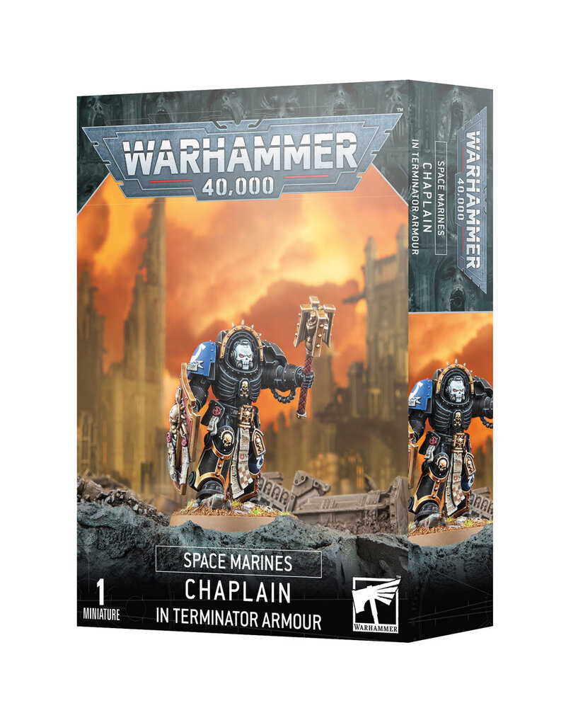 Games Workshop Warhammer 40k: Space Marines- Chaplain in Terminator Armour