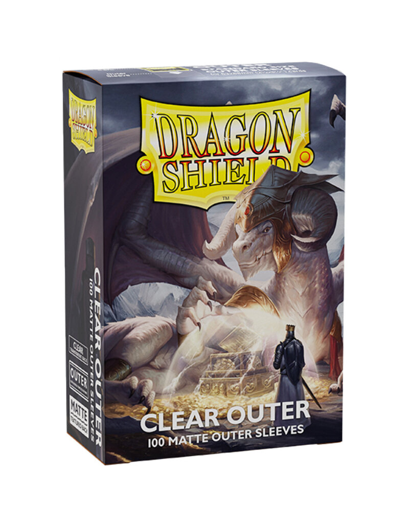 Arcane Tinmen Dragon Shield: Matte Outer Sleeves Clear (100)