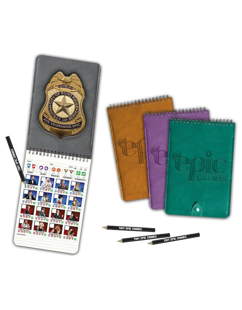 Gamelyn Games Tiny Epic Crimes 4 Detective Notebooks
