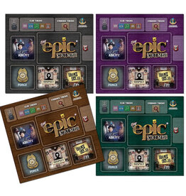 Gamelyn Games Tiny Epic Crimes 4 Pack Player Mats - Retail Packed