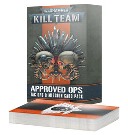 Games Workshop Warhammer 40K Kill Team - Approved OPS - TAC OPS & Mission Card Pack