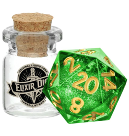 FanRoll by Metallic Dice Games D20 Elixir Liquid Core Aegis of Hope