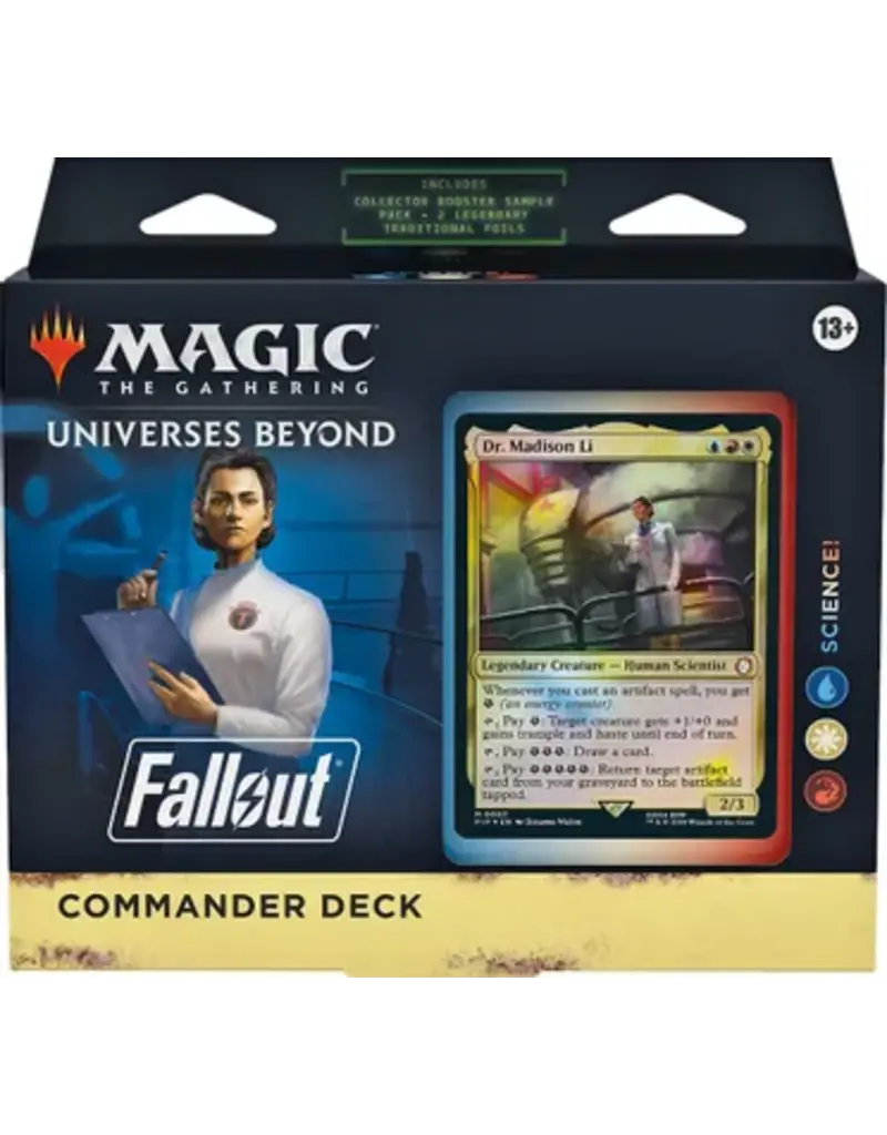 Wizards of the Coast MTG Universes Beyond: Fallout - Science! Commander Deck