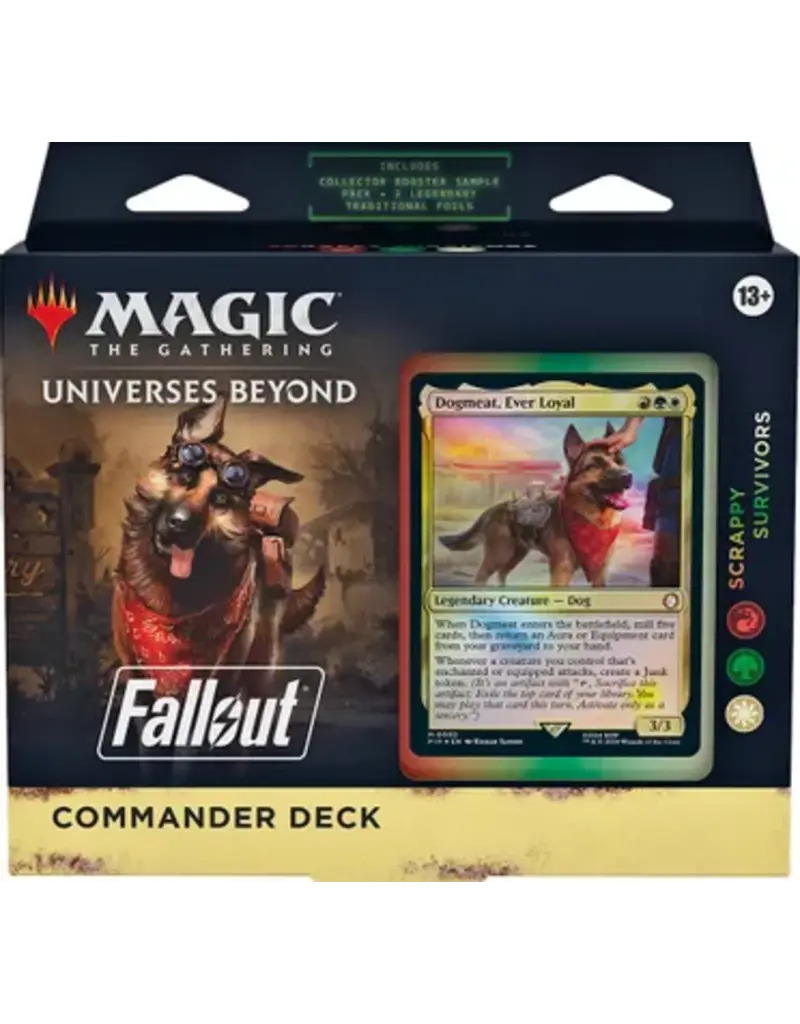 Wizards of the Coast MTG Universes Beyond: Fallout - Scrappy Survivors Commander Deck