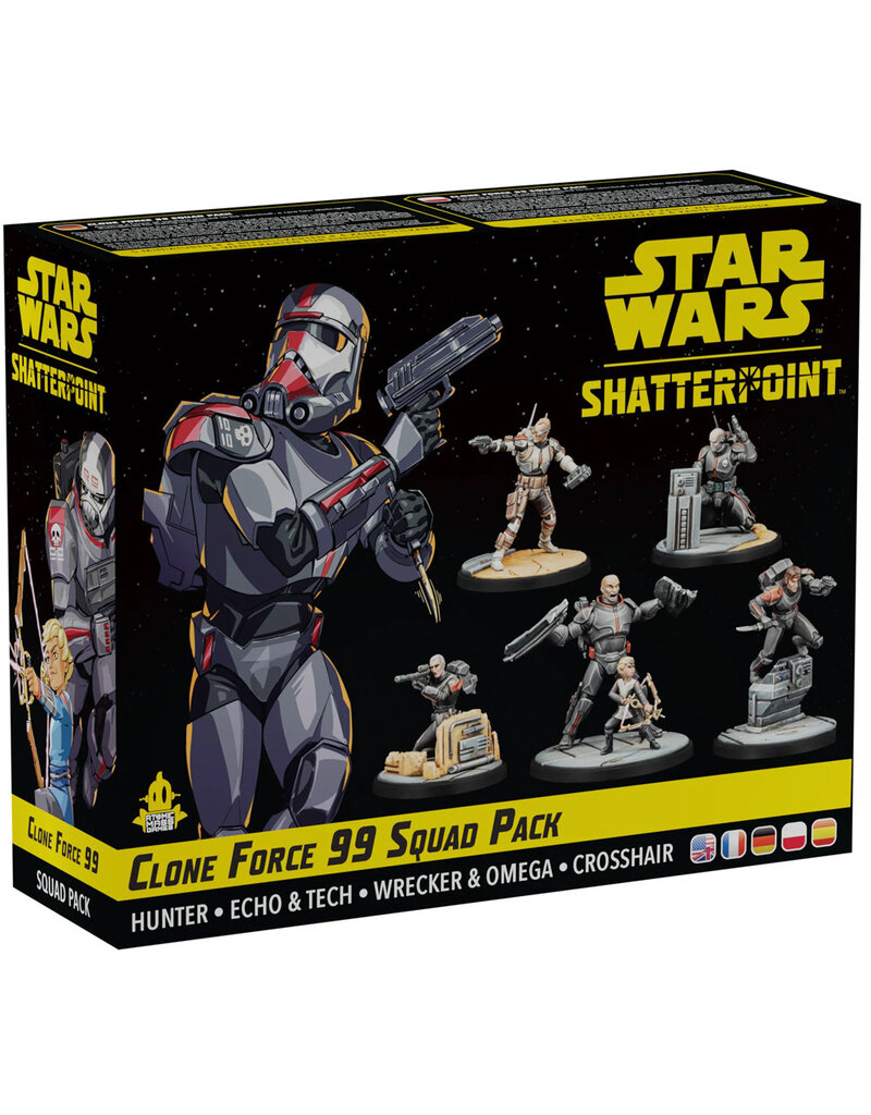 Atomic Mass Games Star Wars Shatterpoint Clone Force 99 Squad Pack