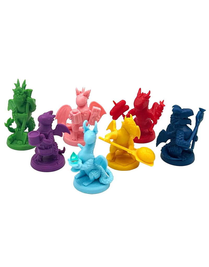 Lucky Duck Games Flamecraft - Dragon Miniatures Upgrade Series 2