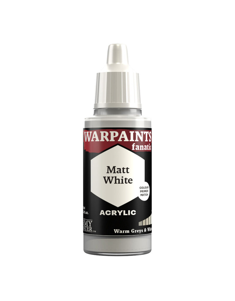 The Army Painter Warpaints Fanatic: Matte White 18ml