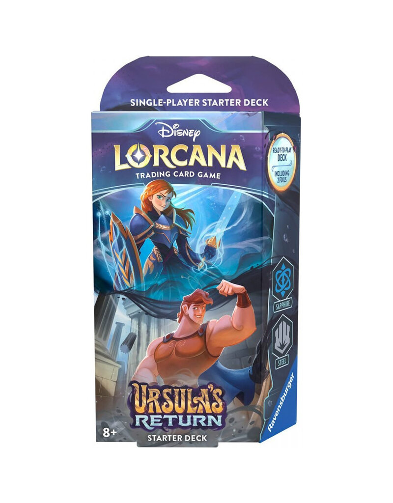 Ravensburger Disney Lorcana TCG - Ursula's Return Starter Deck (Sapphire/Steel)