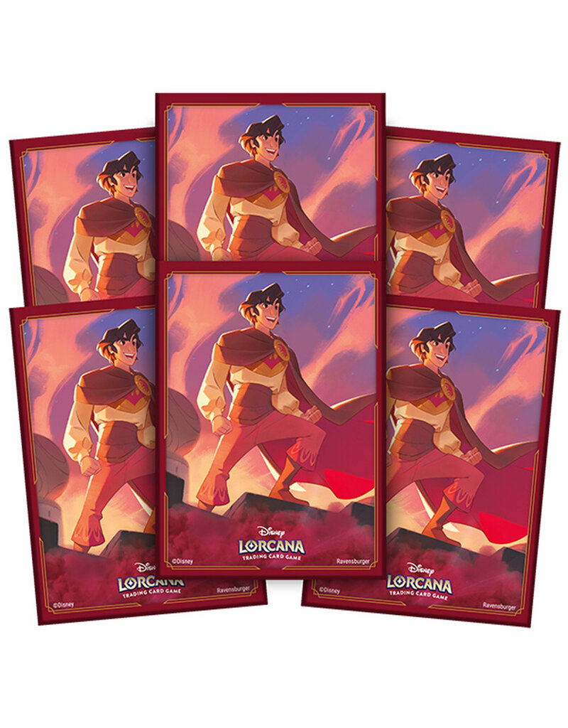 Ravensburger Disney Lorcana TCG - Shimmering Skies Card Sleeves - Aladdin (Preorder)