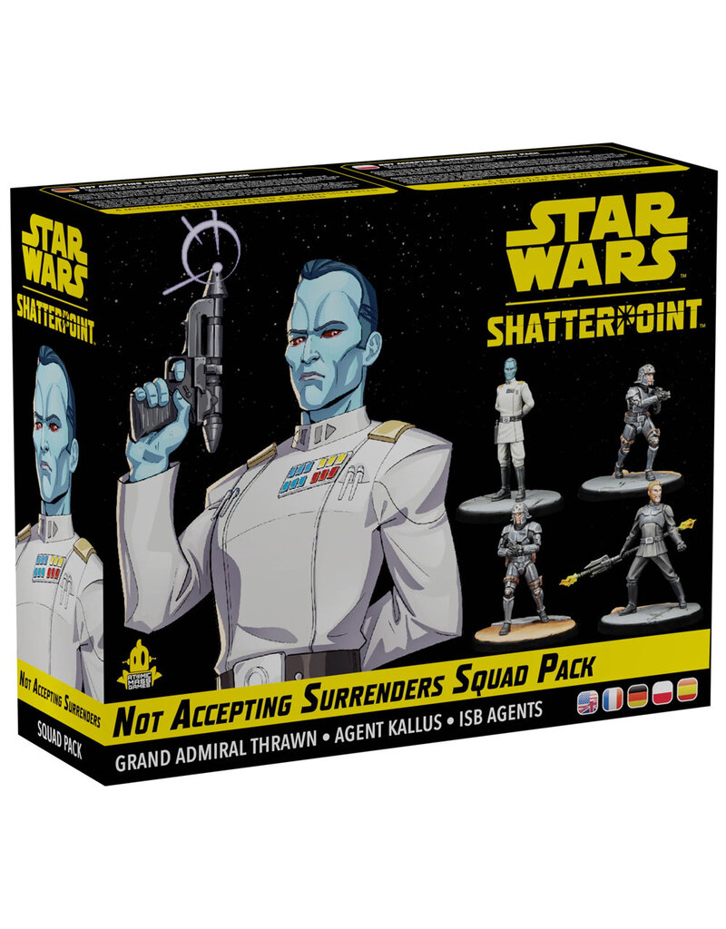 Atomic Mass Games Star Wars Shatterpoint Not Accepting Surrenders Squad Pack