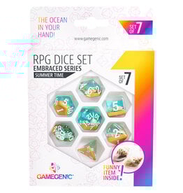 Gamegenic Gamegenic RPG Dice Set - Summer Time - Embraced Series
