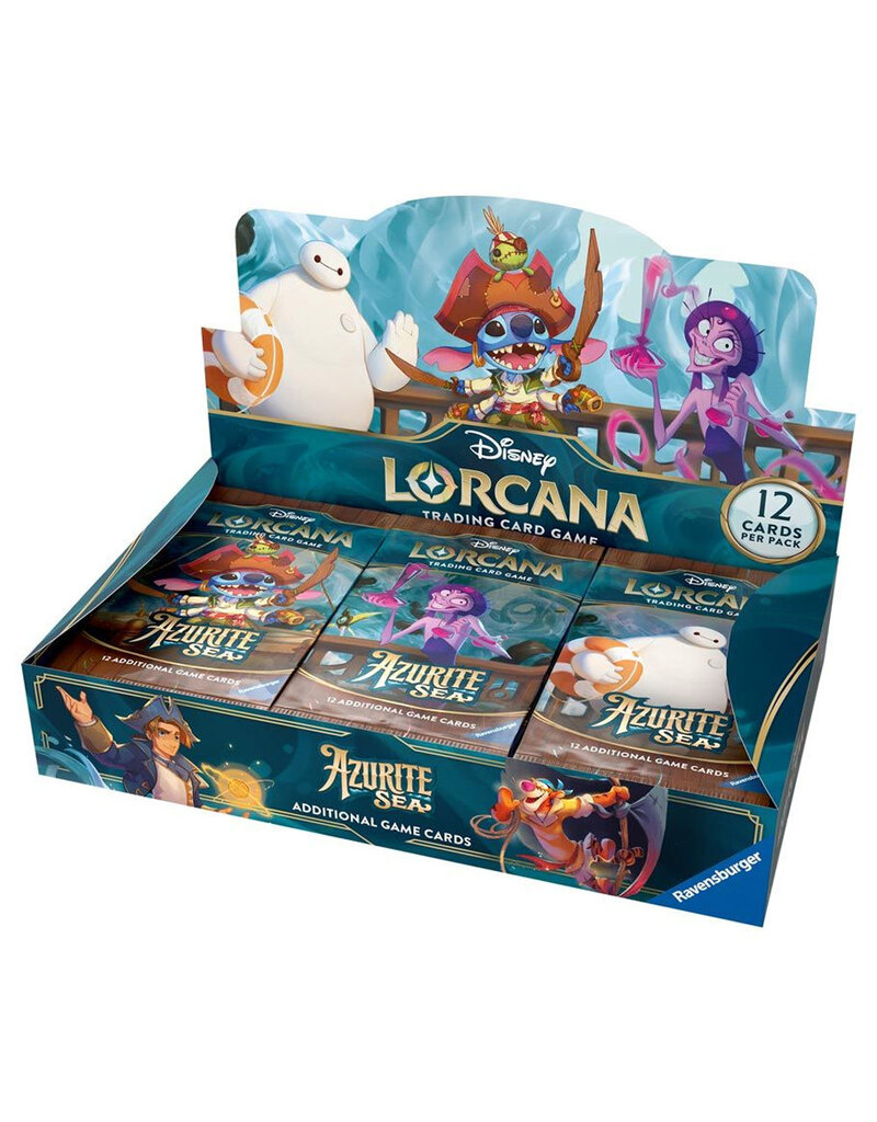 Ravensburger Disney Lorcana TCG - Azurite Sea Booster Display Box (24)