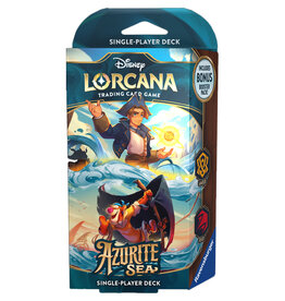 Ravensburger Disney Lorcana TCG - Azurite Sea Starter Deck - Jim Hawkins & Tigger (Amber/Ruby)