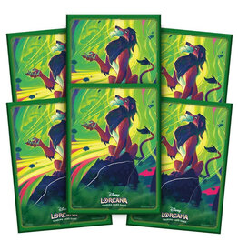 Ravensburger Disney Lorcana TCG - Azurite Sea Card Sleeves - Scar, Vengeful Lion