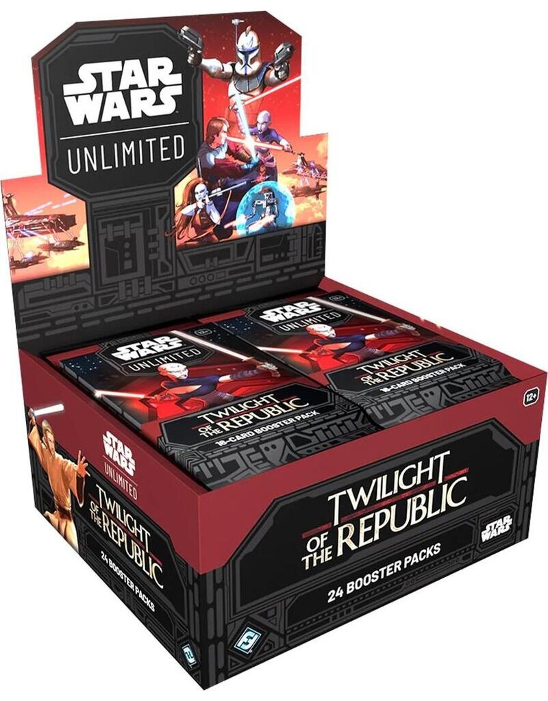 Fantasy Flight Games Star Wars Unlimited TCG:  Twilight of the Republic Booster Display Box