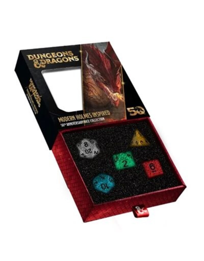 Ultra Pro Dungeons & Dragons RPG: 50th Anniversary Dice - Modern Holmes Inspired Set