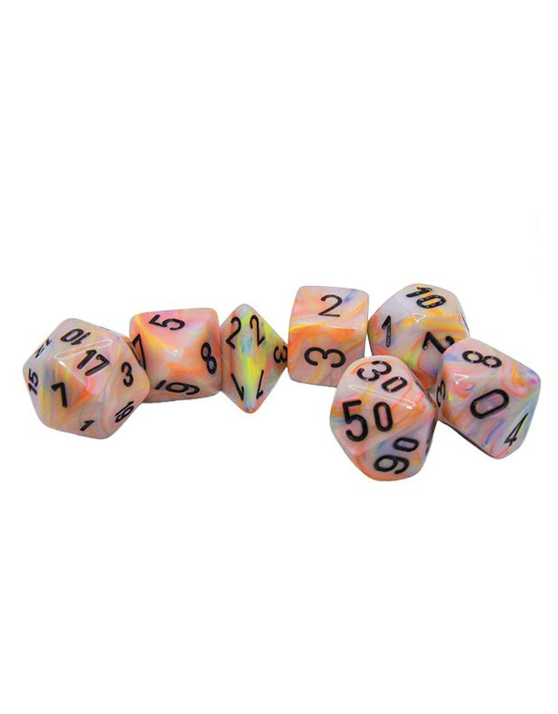 Festive: Mega-hedral Circus/Black 7-Set Dice