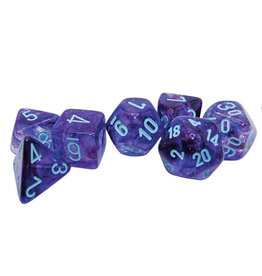 Nebula: Mega-hedral Nocturnal/Turquoise 7-Set Dice