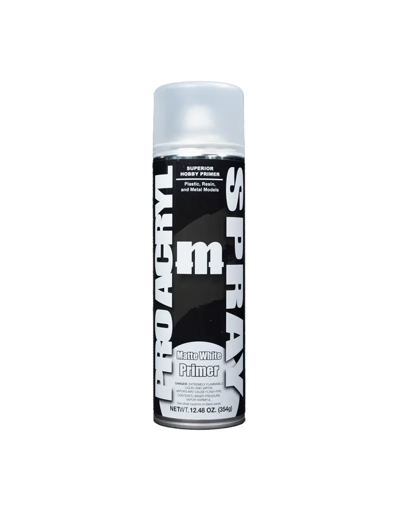 Monument Hobbies Pro Acryl Spray - Matte White Primer (500 ml)