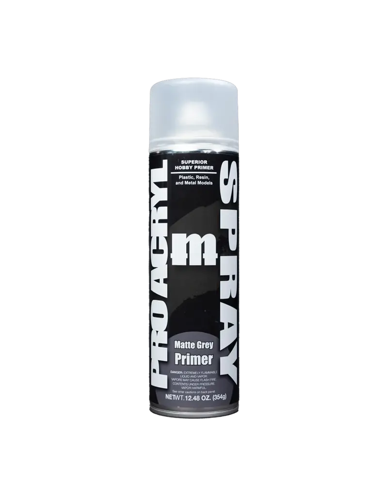 Monument Hobbies Pro Acryl Spray - Matte Grey Primer (500 ml)