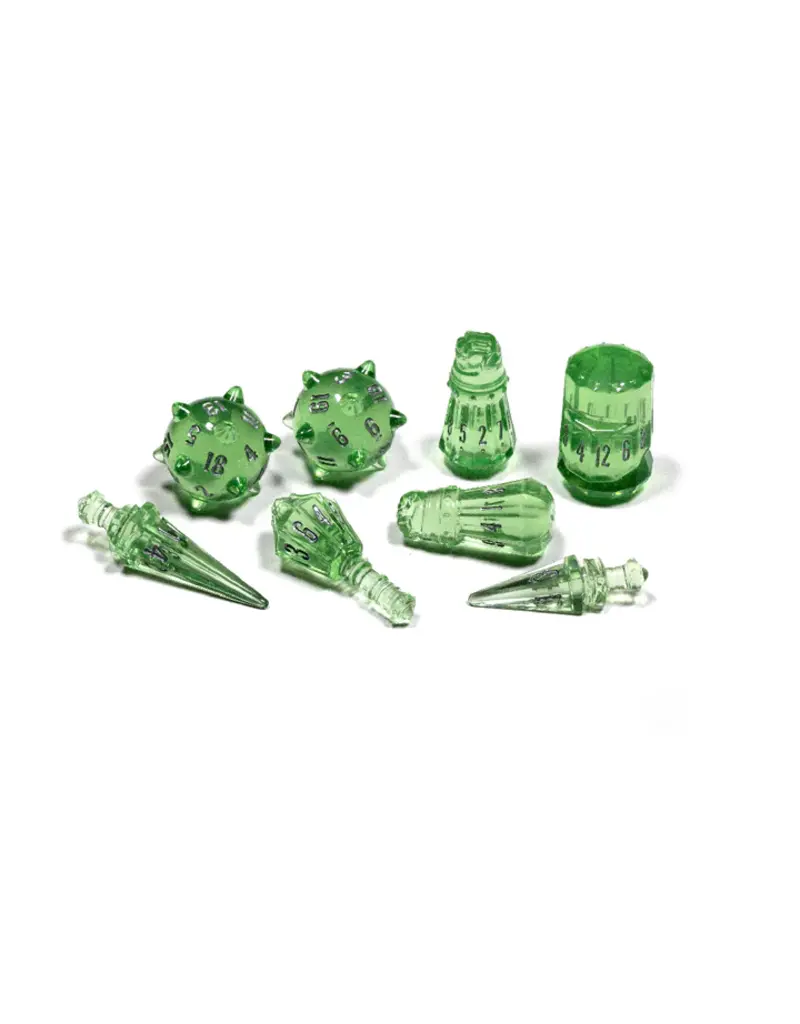 Tabletop Tycoon Polyhero Warrior 8 Dice Set - Wraith Knight