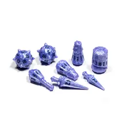 Tabletop Tycoon Polyhero Warrior 8 Dice Set - Ghost Knight