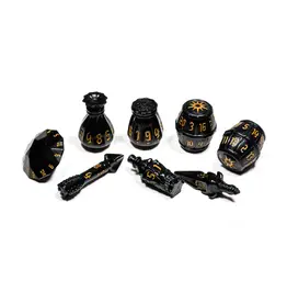 Tabletop Tycoon Polyhero Rogue 8 Dice Set - Nightshade