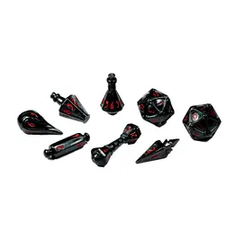 Tabletop Tycoon Polyhero Wizard 8 Dice Set - Shadow
