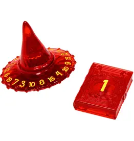 Tabletop Tycoon Polyhero d20 Wizard Hat and d2 Spellbook - Dragonfire