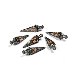 Tabletop Tycoon Polyhero Warrior 6d6 Swords - Steel Grey