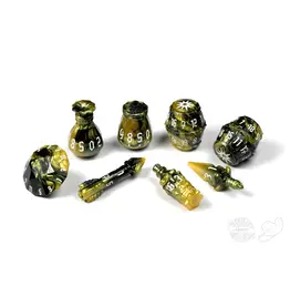 Tabletop Tycoon Polyhero Rogue 8 Dice Set - Slick Serpent