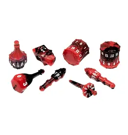 Tabletop Tycoon Polyhero Bard 8d Dice Set - Harlequin