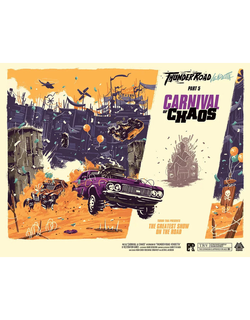 Restoration Games Carnival of Chaos Expansion - Thunder Road: Vendetta